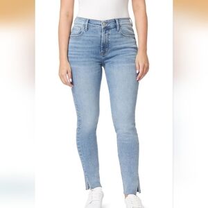 Kensie Vintage Luxe The Ultimate High Rise Skinny Jeans Sz 6/28 Raw Hem